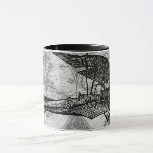 Caneca Vintage Plane Mug (Centro)
