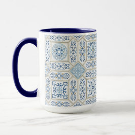 Caneca Vintage Portugal Azulejo traditional
