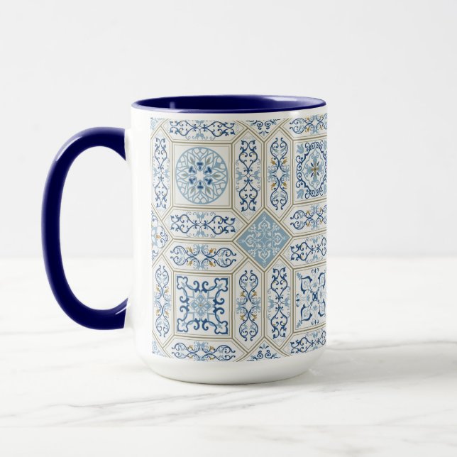 Caneca Vintage Portugal Azulejo traditional (Esquerda)