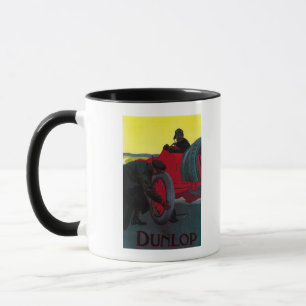 Caneca Vintage PosterEurope de Dunlop