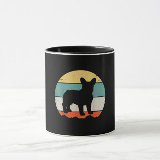 Caneca Vintage Retro Bulldog Gift Para Cão Pai Mãe