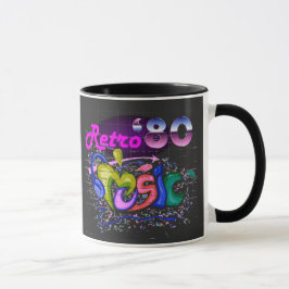 Caneca Vintage Retro Music Party