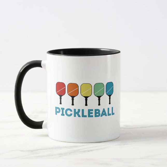 Caneca Vintage Retro Pickleball Funny (Esquerda)