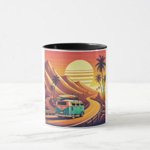 Caneca Vintage Road Trip Adventure Van