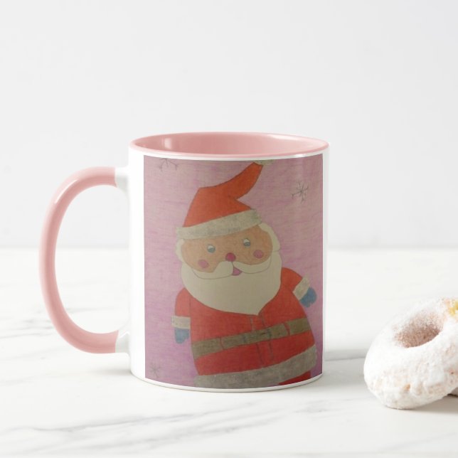 Caneca Vintage Santa Claus (Com Donut)