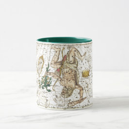 Caneca Vintage Sky Map Constelação de Hércules