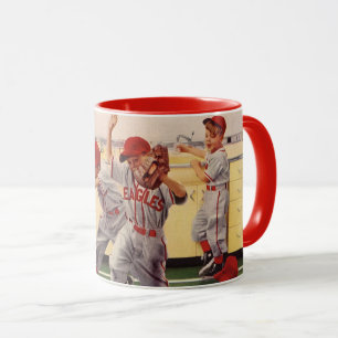 Caneca Vintage Sports Baseball Team, Boys Roughhouse