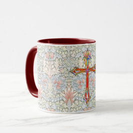 Caneca Vintage Style Faith Cross Mug Cup