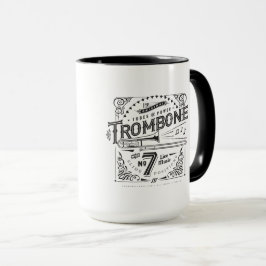 Caneca Vintage Trombone Mug