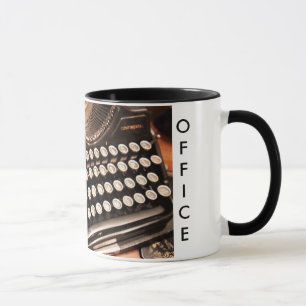 Caneca Vintage Typewrite Office Mug
