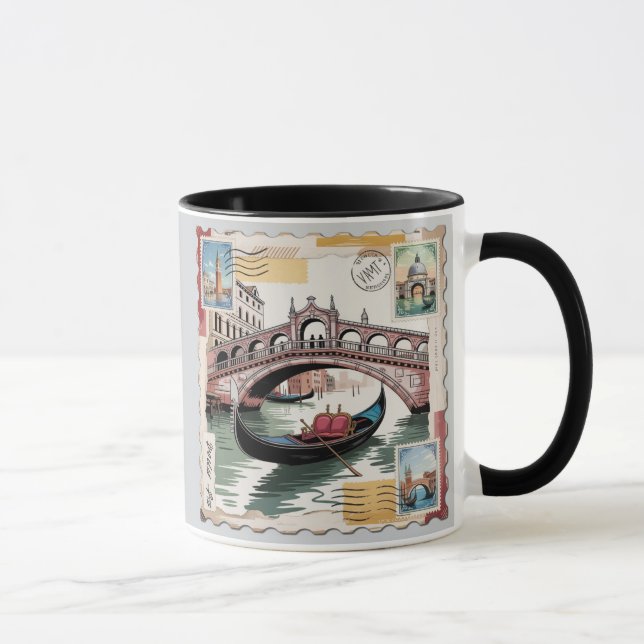 Caneca Vintage Venice Postcard  (Direita)