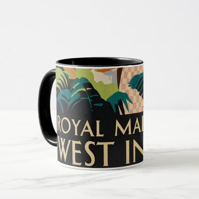 Caneca Vintage West Indies Mug (Frente Esquerda)