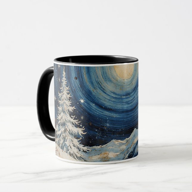 Caneca Vintage Winter Christmas Escape (Frente Esquerda)