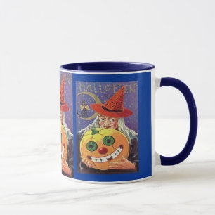 Caneca Vintage Witch Halloween
