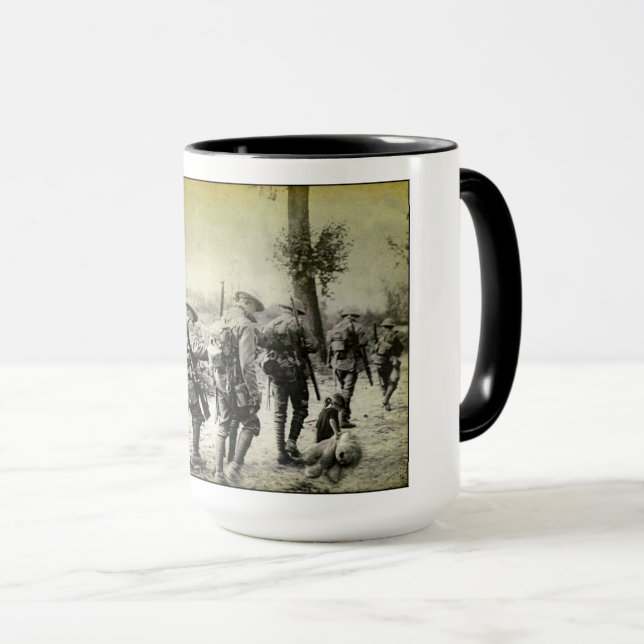 Caneca Vintage WWI Photo Bepra Mug (Frente Esquerda)