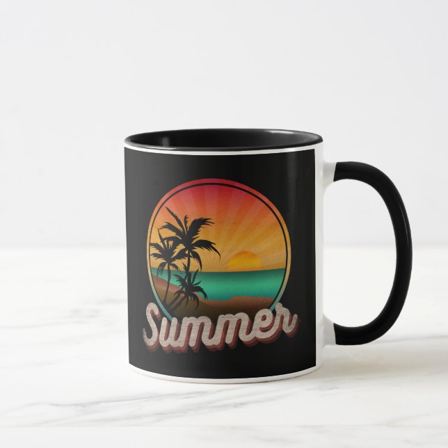 CANECA VINTAGEM DE PRAIA DE VERÃO (Direita)