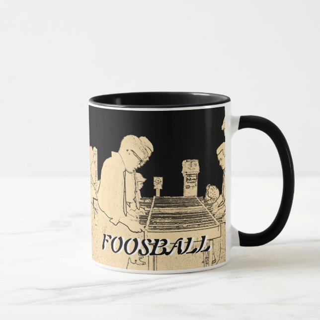 CANECA VINTAGEM FUZBOLL FOTO DE ARTE FOTOGRÁFICA FUZBOLL  (Direita)