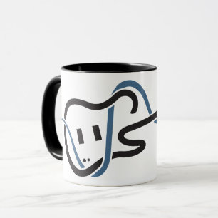 Caneca Violão Estilizado de Texto Personalizado