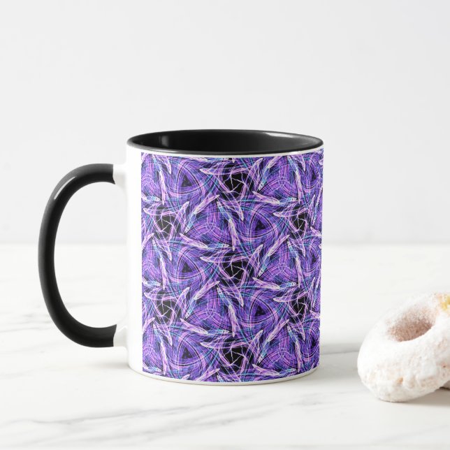 Caneca Violet Pulse (Com Donut)