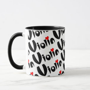 Caneca Violin Heart