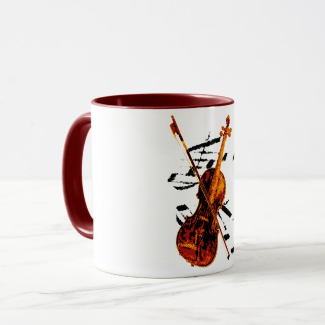 Caneca Violin Mug (Frente Esquerda)