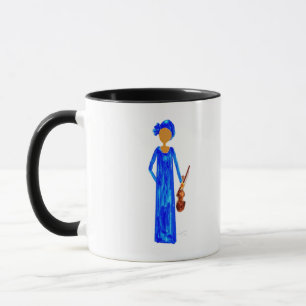 Caneca Violinista afro-americano