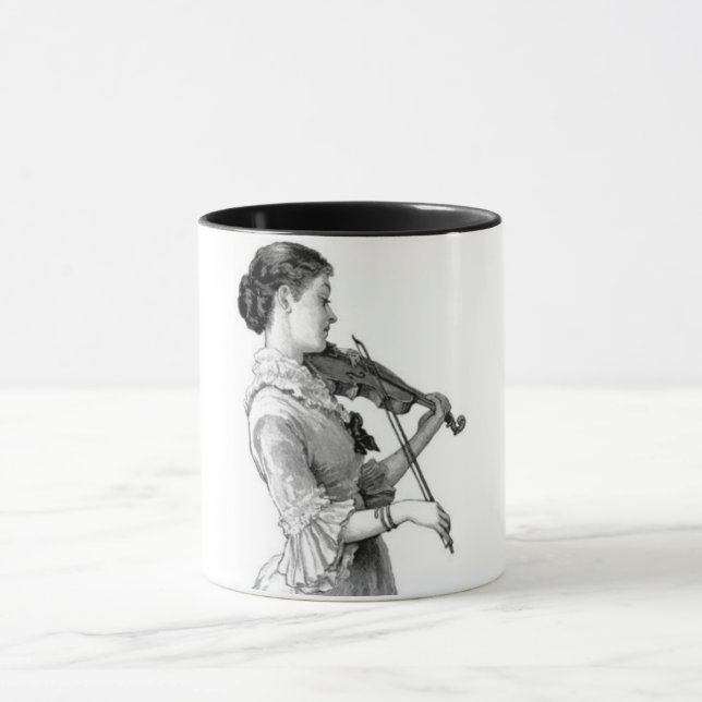 Caneca Violinista Vintage (Centro)