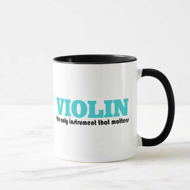 Caneca Violino o único instrumento (Direita)