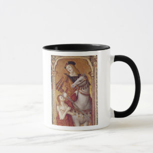 Caneca Virgin e criança com SS. Gregory e Martin