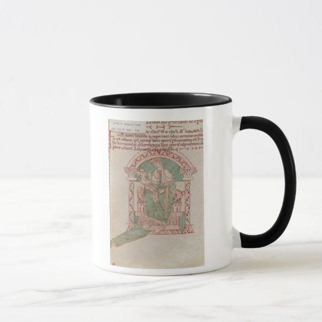 Caneca Virgin e criança com St Gregory o excelente (Direita)