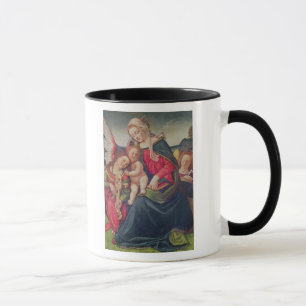 Caneca Virgin e criança e músicos do anjo