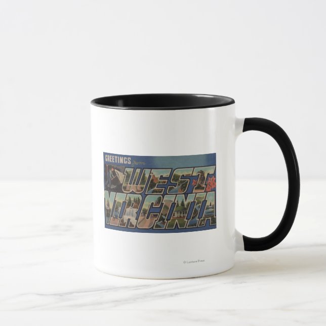 Caneca Virgínia Ocidental (Coal-Miner) - Cenas em Grande  (Direita)