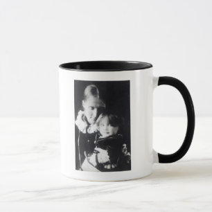 Caneca Virgínia Woolf, com sua mãe Julia, 1884