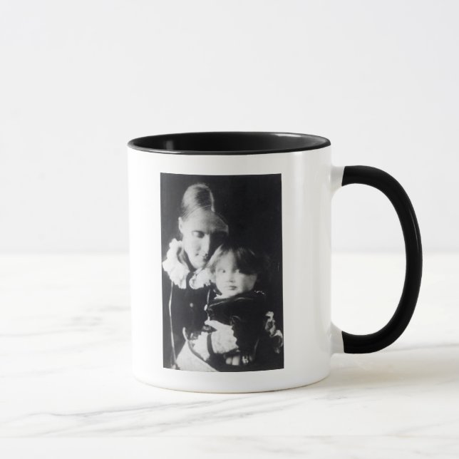 Caneca Virgínia Woolf, com sua mãe Julia, 1884 (Direita)
