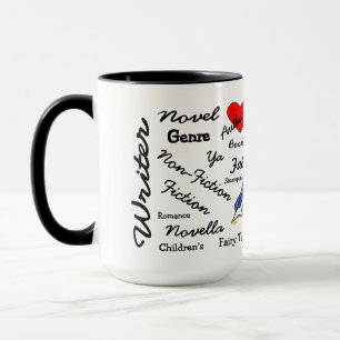 Caneca Virginia Wright Writer-Author Words Mug