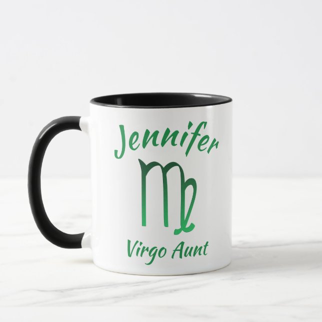 Caneca Virgo Aniversário Tia Mug (Esquerda)