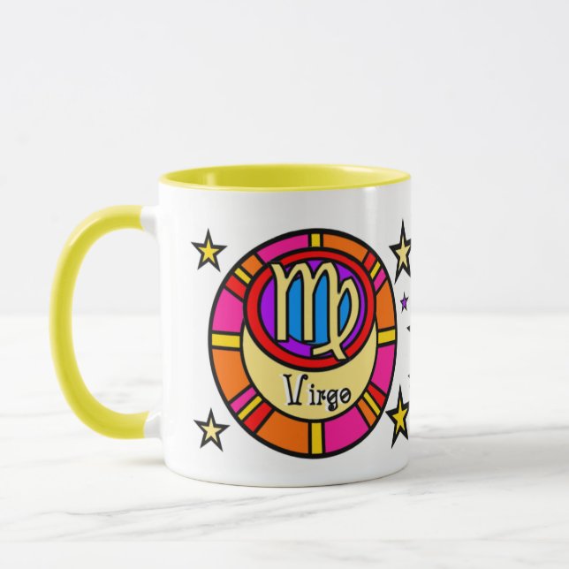 Caneca Virgo Zodiac - Símbolo Mug (Esquerda)