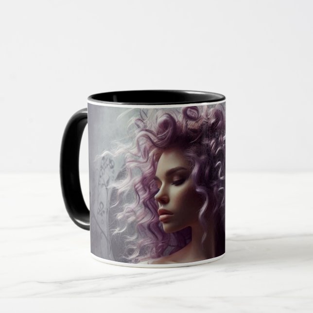 Caneca Virgo Zodiat Músico Cello (Frente Esquerda)