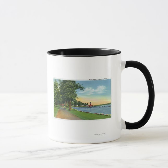 Caneca Visão Cênnica ao longo do lago (Direita)