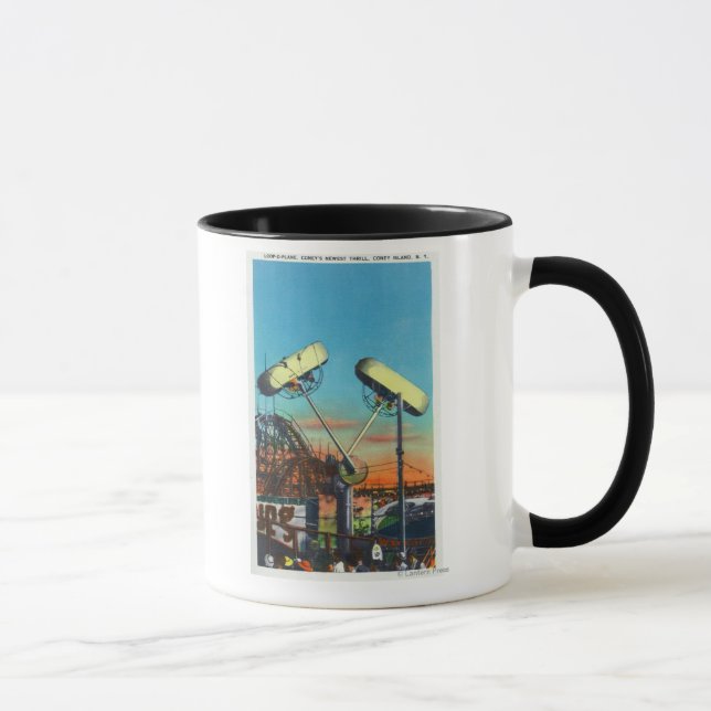 Caneca Visão da pista de loop-o-plano nº 1 (Direita)