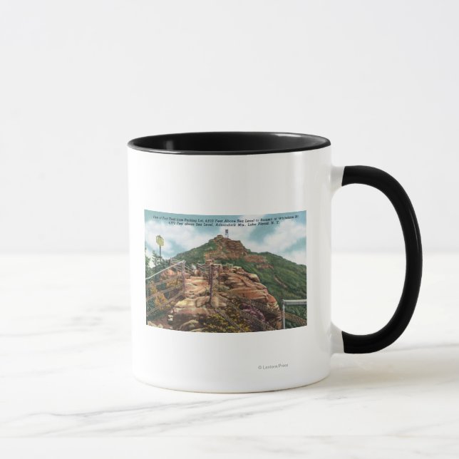 Caneca Visão da Trilha de Pé para Cúpula (Direita)