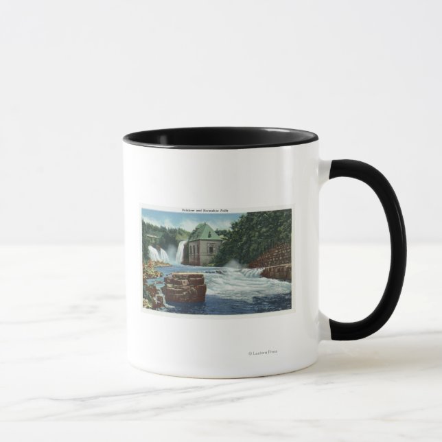 Caneca Visão das paredes do arco-íris e ferradura (Direita)