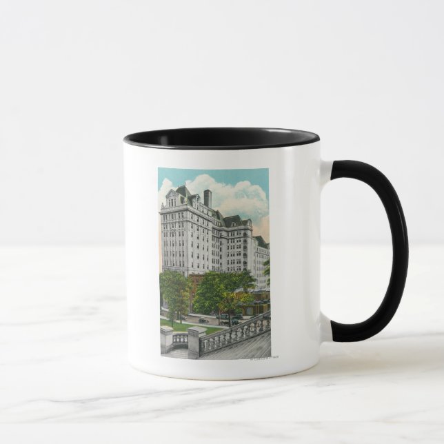 Caneca Visão de Abordagem do Capitólio do Co. Bldg do Tel (Direita)