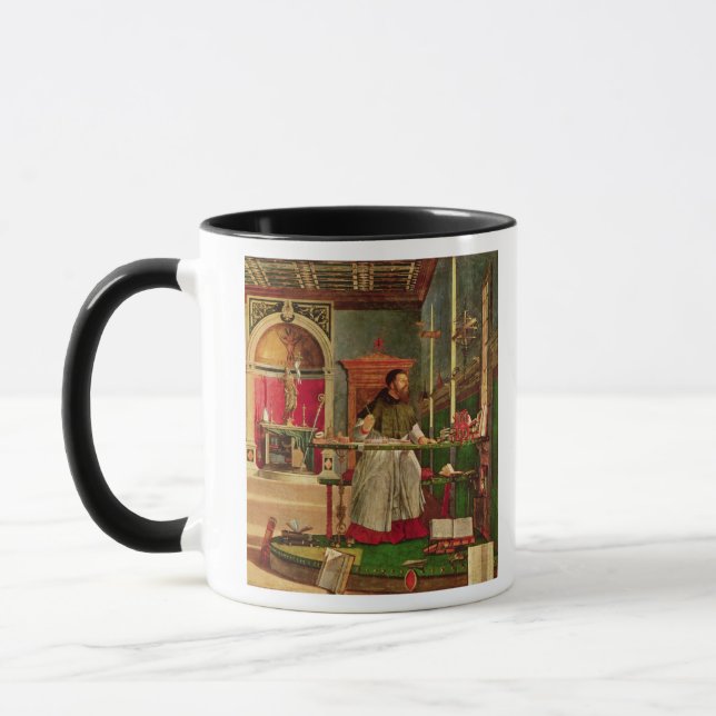 Caneca Visão de St Augustine, 1502-08 (Esquerda)