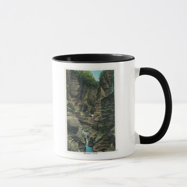 Caneca Visão do desfiladeiro Minnehaha (Direita)