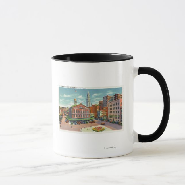 Caneca Visão do Faneuil Hall, o Berço da Liberdade (Direita)