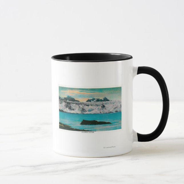 Caneca Visão do Glaciar de Colúmbia, no Alasca (Direita)
