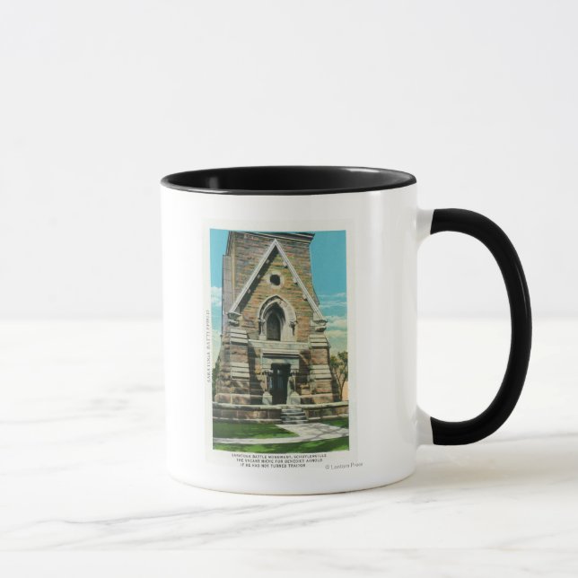 Caneca Visão do Monumento à Batalha de Saratoga (Direita)