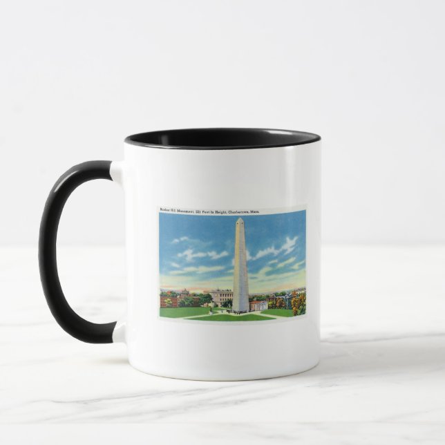 Caneca Visão do Monumento Bunker Hill (Esquerda)