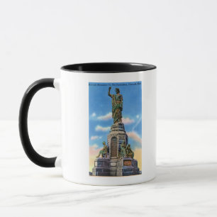 Caneca Visão do Monumento de Nat aos Pais dos EUA